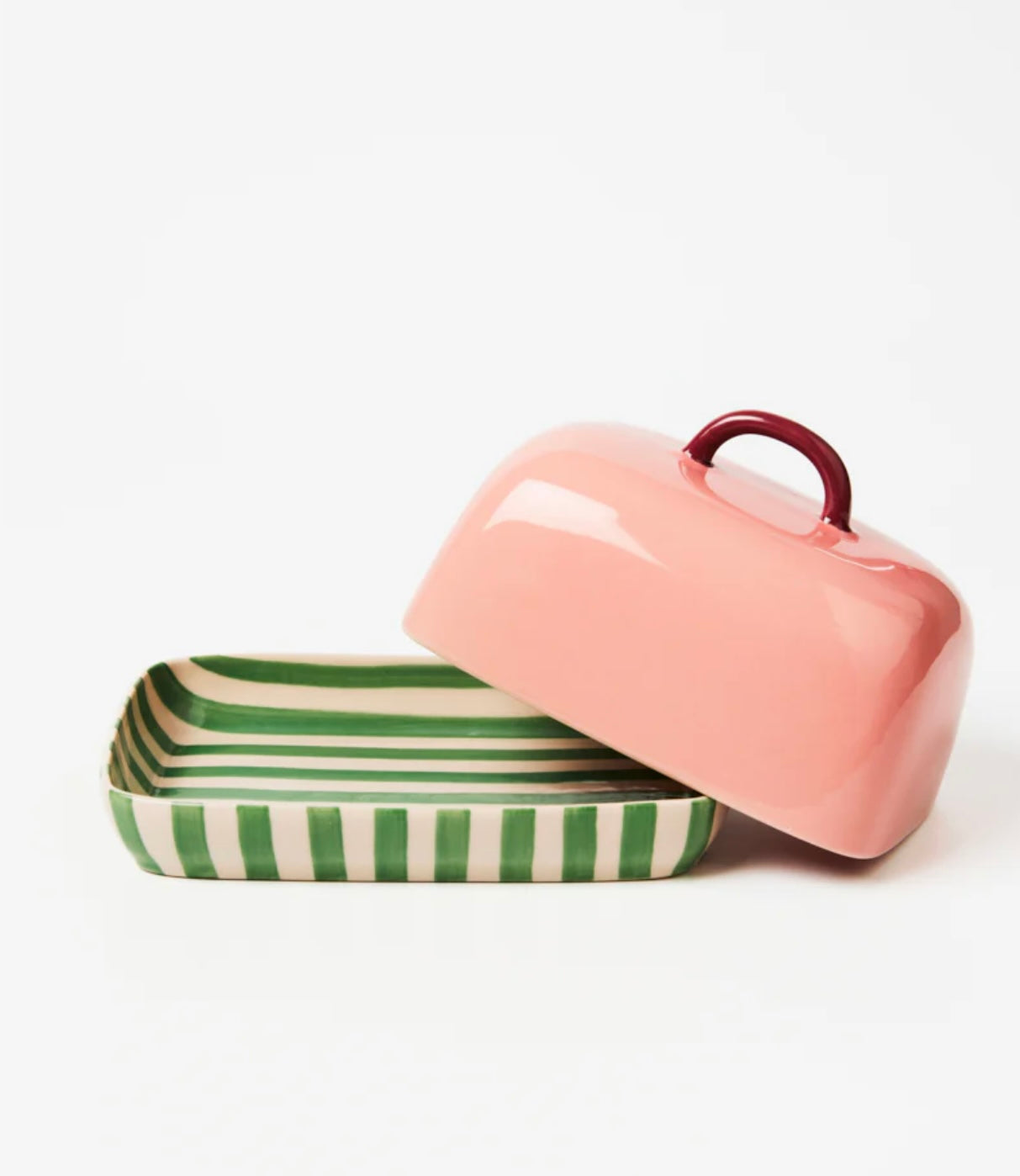 Bloomie Pink Butter Dish