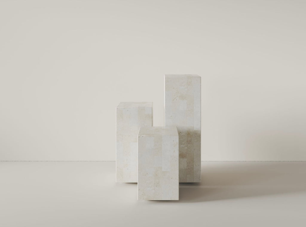 Fossil Stone Plinth Medium