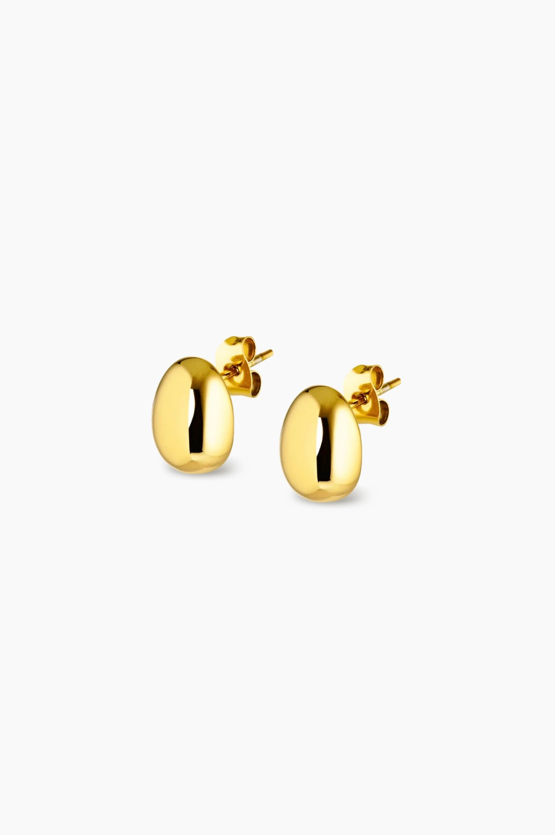 Bean Earrings | 18K Gold