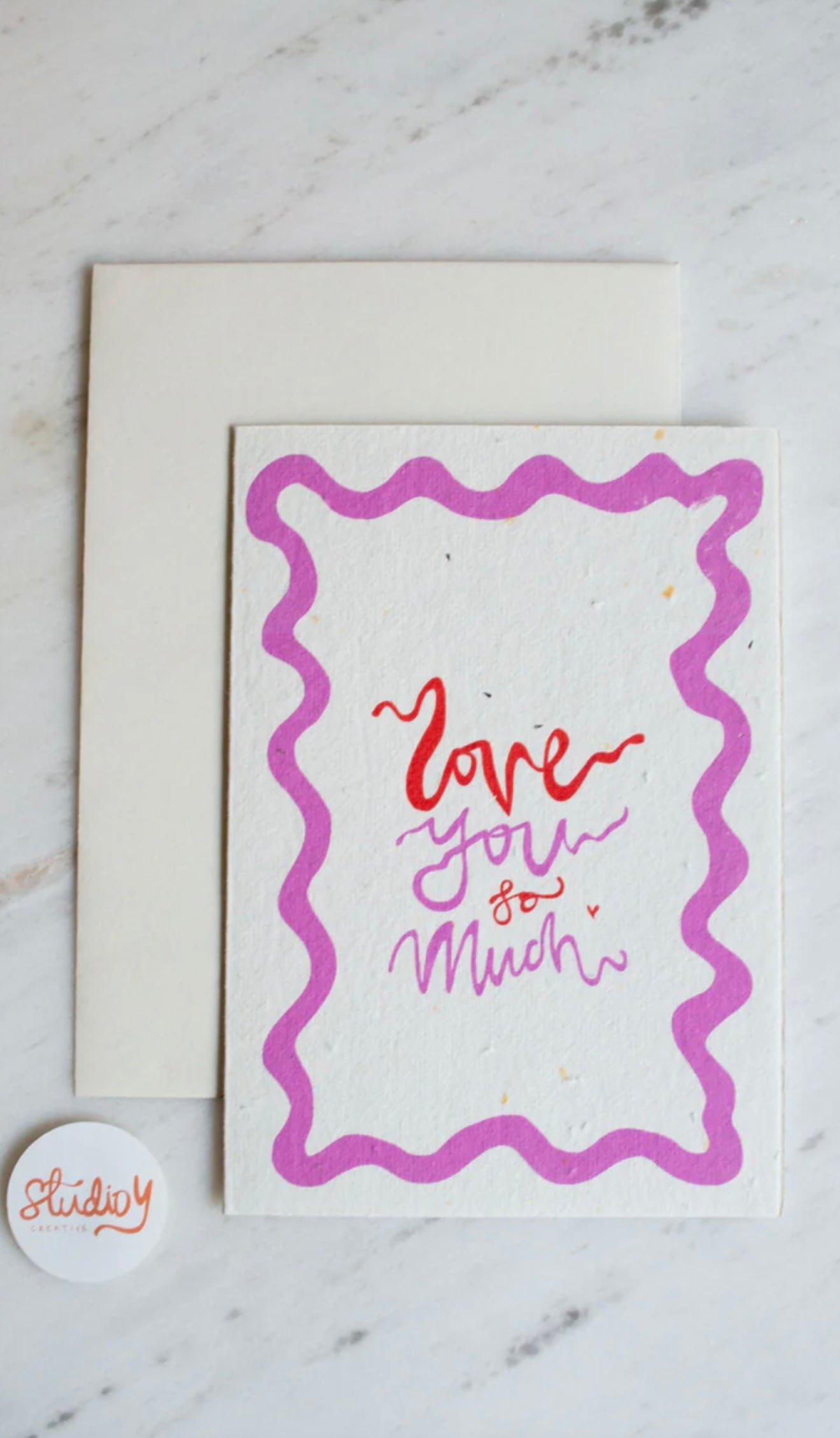 Love You So Much (Pink) - Card