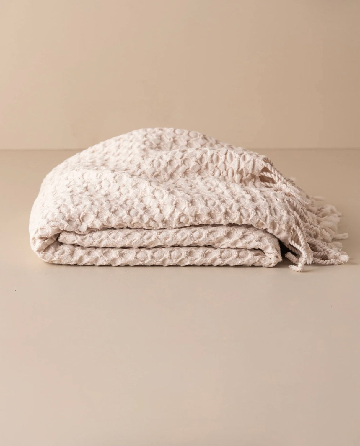 Corfu Cotton Throw | Clay