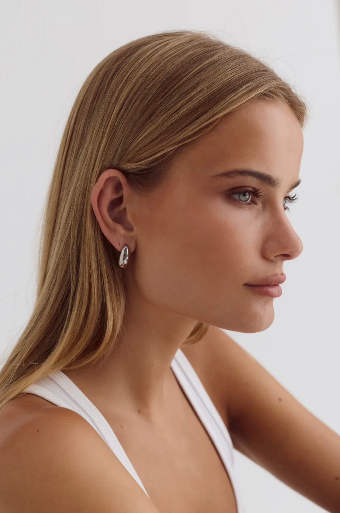 Enna Earrings | Silver