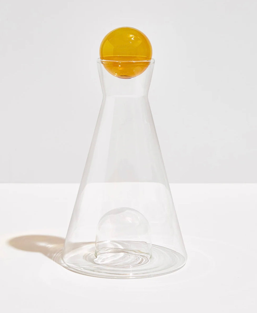 Vice Versa Carafe - Clear + Amber