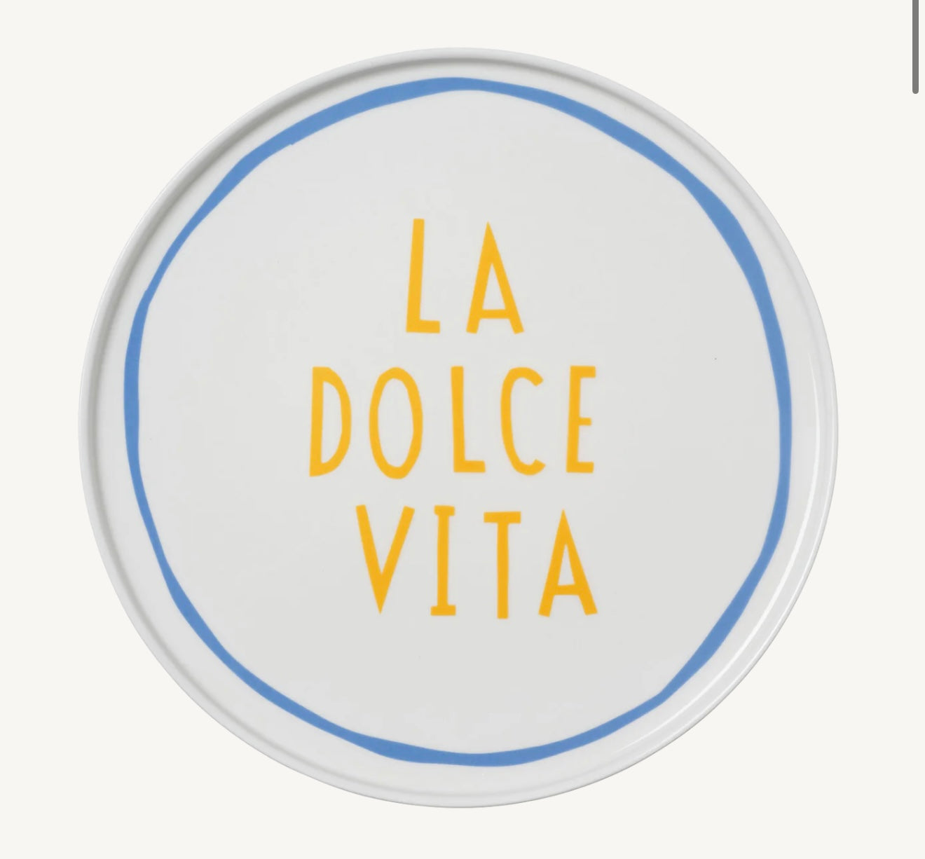 La Dolce Vita Plate