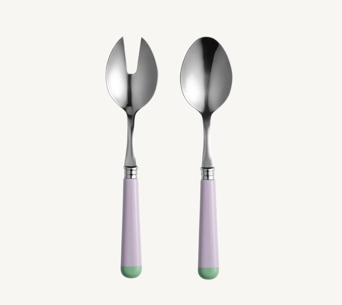 Lilac and Mint Salad Servers