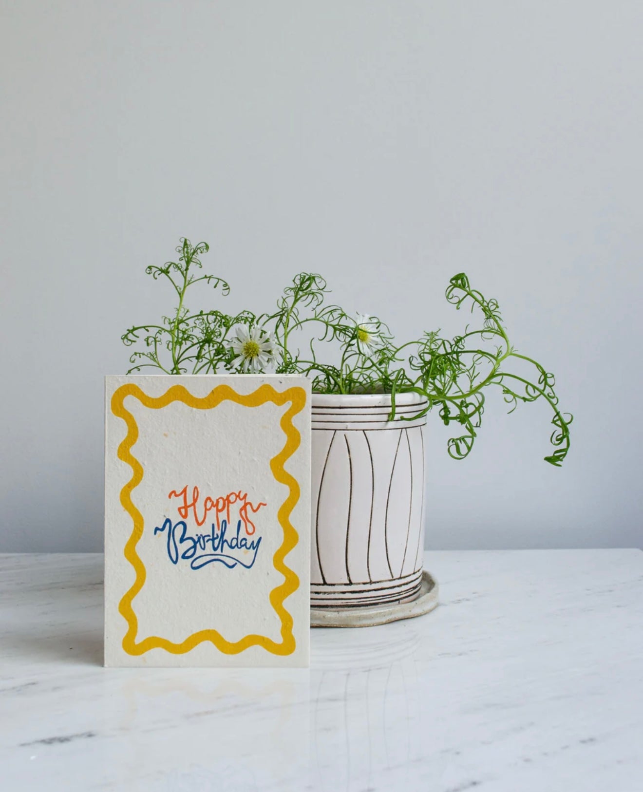 Happy Birthday (Yellow) - Card