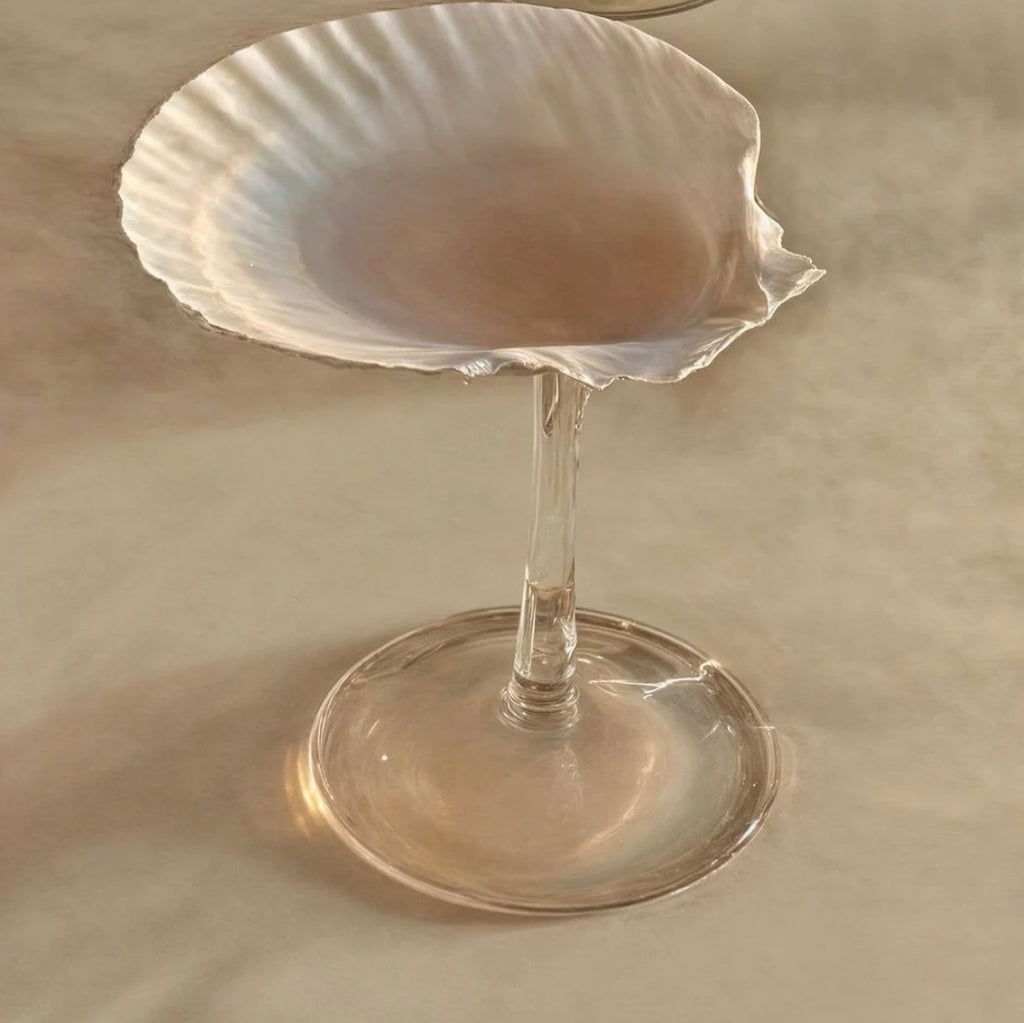 Sea Shell Cocktail Glass x 2