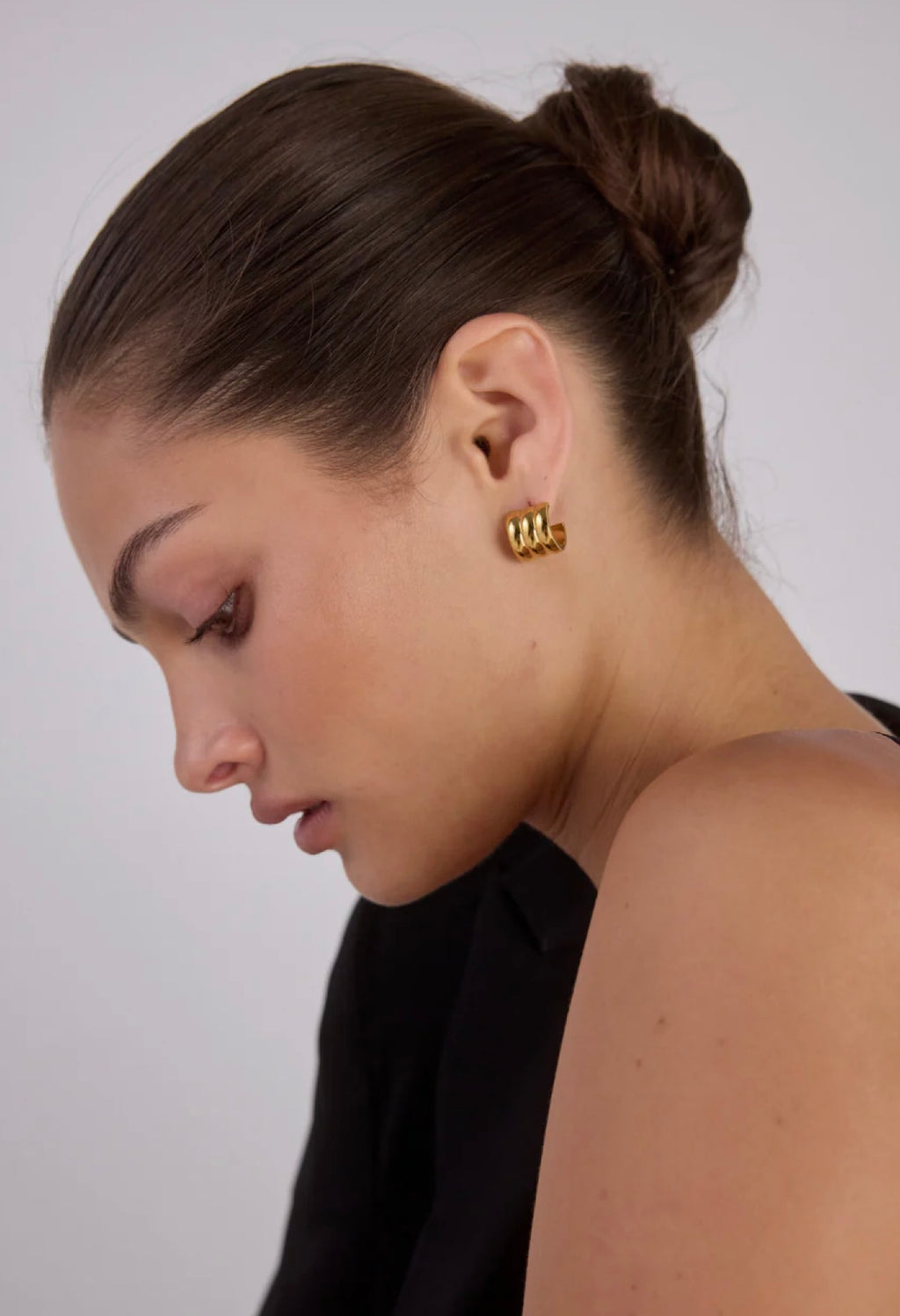 Liv Hoop Earrings | Gold